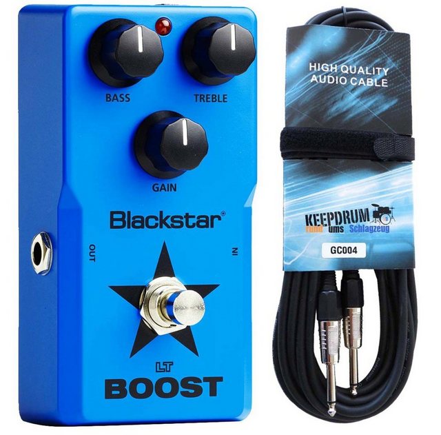 Bild von Blackstar LT-Boost Effektpedal mit Gitarrenkabel 6m (Gitarre), Effektpedal, Schwarz