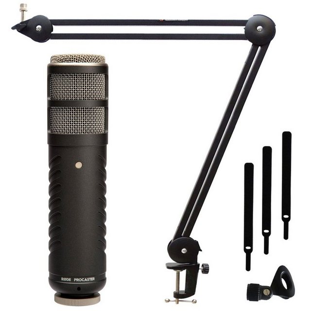 Bild von RØDE Procaster Sprecher-Mikrofon mit MS138 Mikrofonarm (Broadcast), Mikrofon