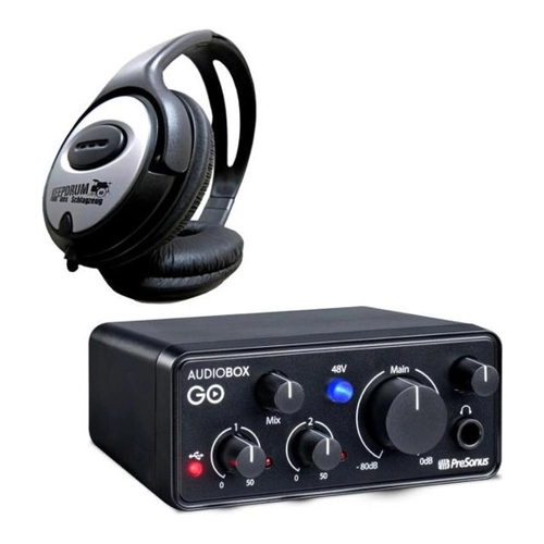 Bild von Presonus Audiobox GO USB-Interface mit Kopfhörer – Kompaktes Audio-Interface für unterwegs