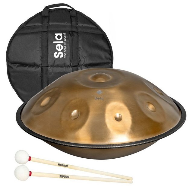 Bild von Sela Handpan Sela SE 203 Harmony Handpan Fis Hijaz mit Schlägel,Edelstahl, Inkl. Rucksacktasche, mit Schlägel