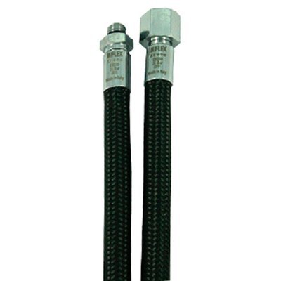 Bild von Miflex High-flexible Lp Regulator Unf 3/8 Hose Schwarz 50 cm