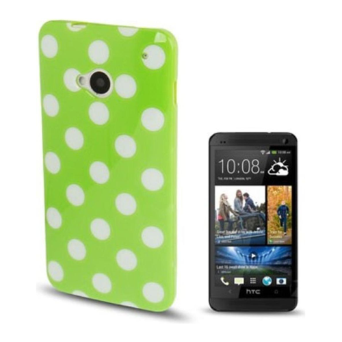 Bild von König Design Schutzhülle TPU Case für Handy HTC One M7 Grün