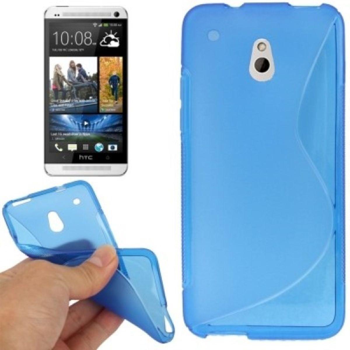 Bild von König Design Schutzhülle TPU Case für Handy HTC One mini M4 Blau (HTC One Mini), Smartphone Hülle, Blau
