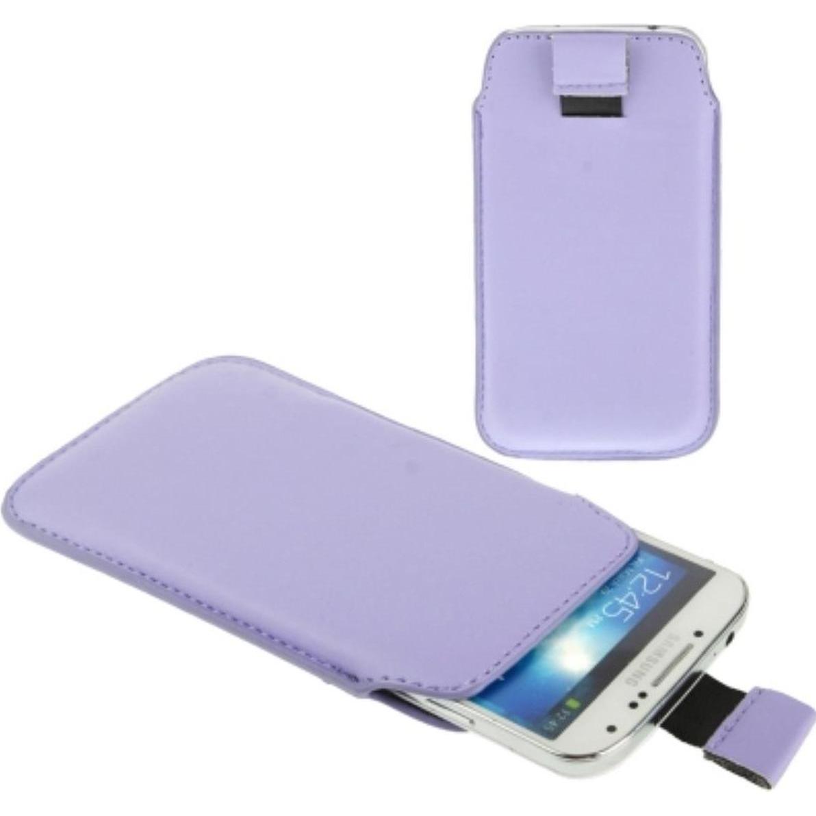 Bild von König Design Handyhülle Tasche Slide für Handy Samsung Galaxy S5 / S5 Neo Lila / Flieder (Samsung Galaxy S5, Samsung Galaxy S5 Neo), Smartphone Hülle, Violett