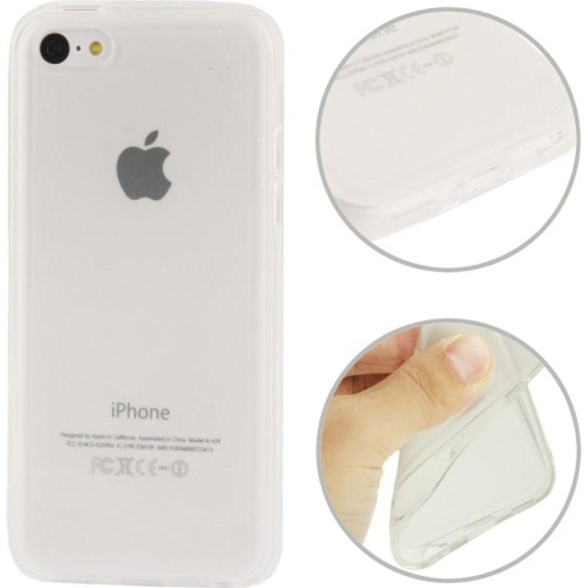 Bild von König Design Schutzhülle TPU Case für Handy Apple iPhone 5C Transparent (Apple iPhone 5c), Smartphone Hülle, Transparent