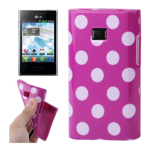 Bild von König Design Schutzhülle TPU Punkte Case für LG Optimus L3 / E400