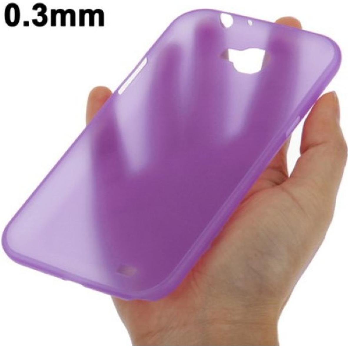 Bild von König Design Schutzhülle Case Ultra Dünn 0,3mm für Handy Samsung Galaxy Note 2 N7100 Lila / Violett Transparent (Samsung Galaxy Note 2 N7100), Smartphone Hülle, Violett