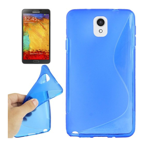 Bild von König Design Handyhülle TPU Schutzhülle für Samsung Galaxy Note 3 - Blau