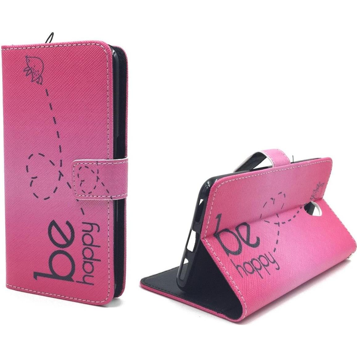 Bild von König Design Schutz Handy Hülle für ZTE Blade V7 Case Cover Tasche Wallet Etui Handyhülle Neu (ZTE Blade V7), Smartphone Hülle, Rosa