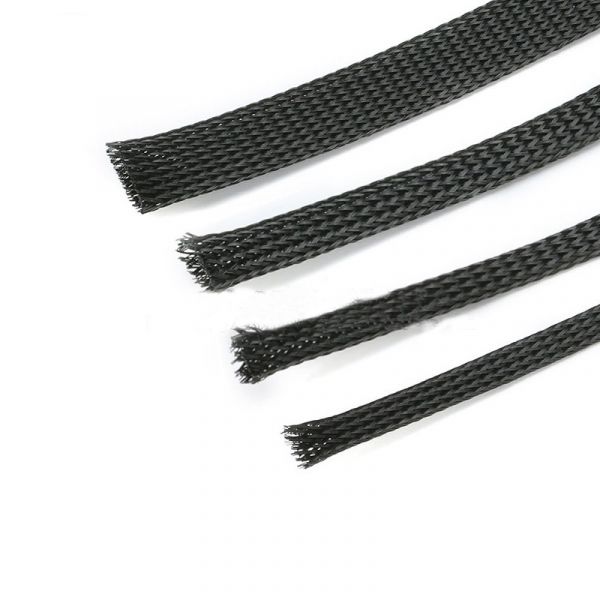 Bild von 1 Meter geflochtener Nylonkabelschlauch 12mm