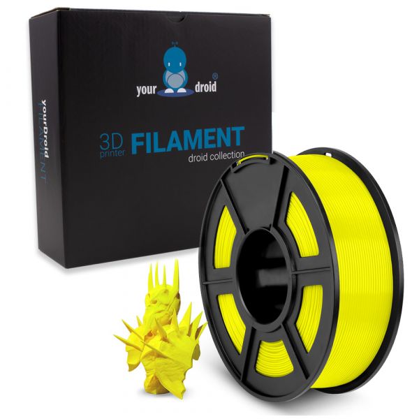 Bild von yourDroid PLA PLUS Filament Gelb 1.75mm 1kg