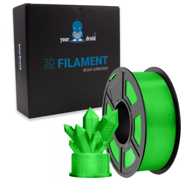 Bild von yourDroid PLA PLUS Filament Grün 1.75mm 1kg