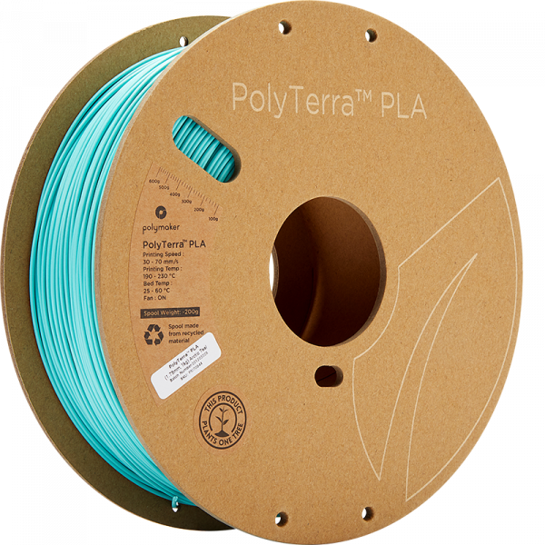 Bild von Polymaker PolyTerra PLA Filament Arctic Teal 1.75mm 1kg