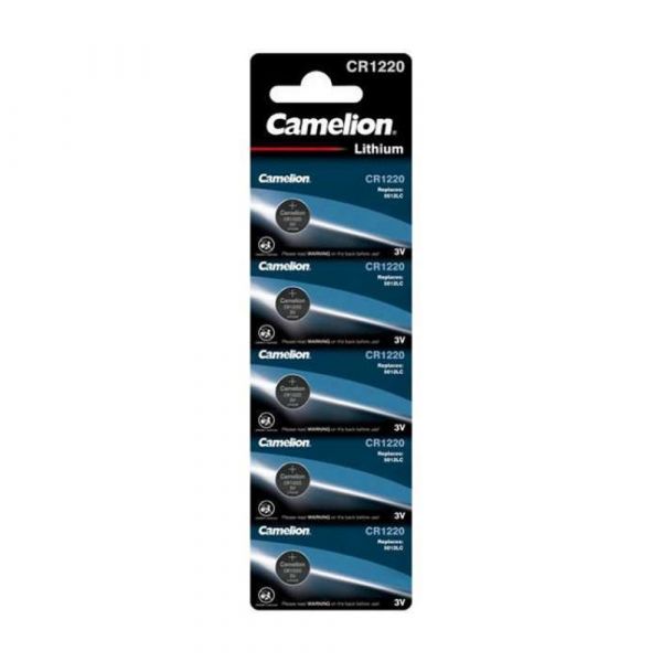 Bild von Camelion CR1220 Lithium Batterie 3V (5 Stück)
