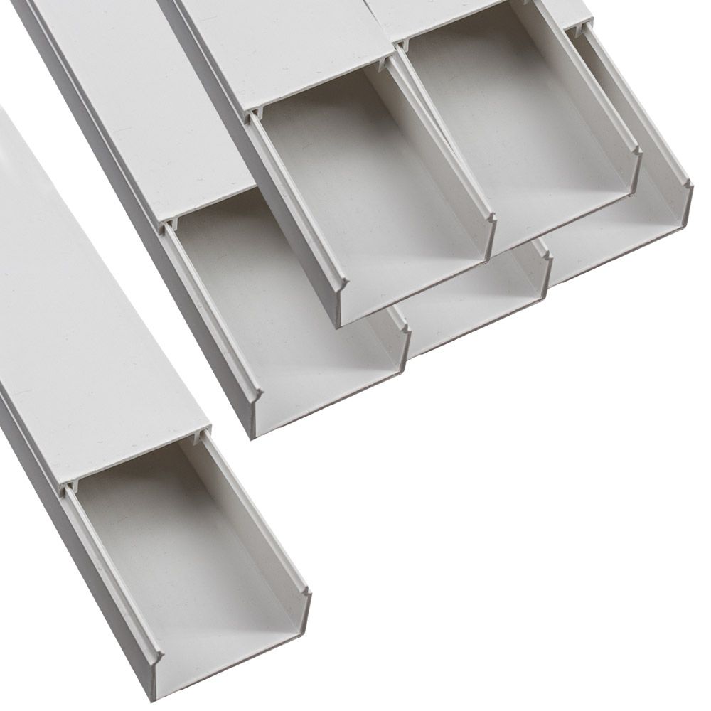 Bild von 40x 1m yourDroid Kabelkanal - 40x25 mm weiss - Selbstklebend