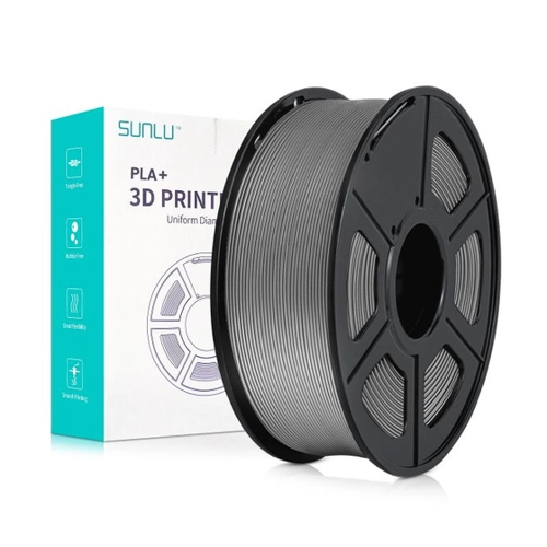 Bild von Sunlu PLA+ Filament 1.75mm 1kg Grey – Hochwertiges Filament für präzises 3D-Drucken