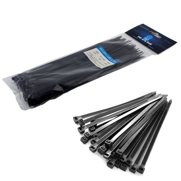 Bild von 100 Kabelbinder schwarz 2,5*200mm