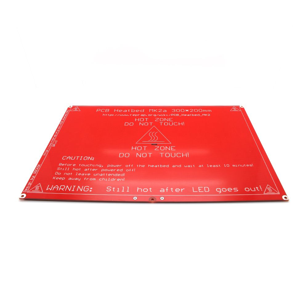 Bild von MK2A Heizbett 300x200 mm (rot)
