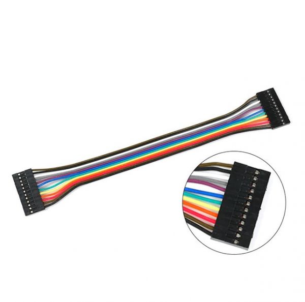 Bild von 10 Pin Dupontkabel 2.54mm Buchse-Buchse 20 cm
