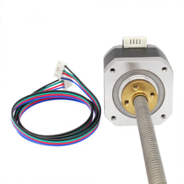 Bild von Nema 17 Schrittmotor 1.5A mit 300x8mm Trapezgewindespindel