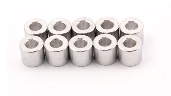 Bild von 10x Aluminium Distanzhülse M5/9mm