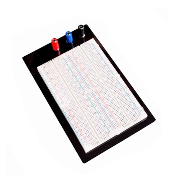 Bild von Breadboard 1660 Kontakte mit 3 Klemmen