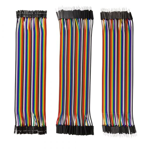 Bild von Dupont Jumper Kabel 3 x 40 Pin 20 cm M2M/ F2M / F2F