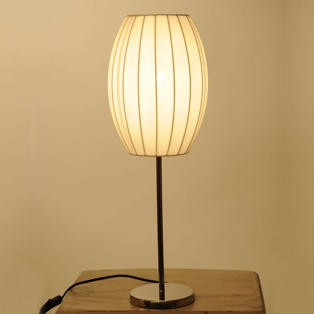 Bild von Tischlampe LOOP Prisma Wei? 60cm H?he