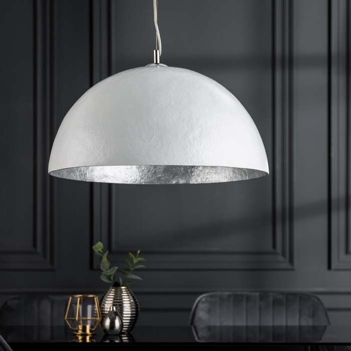 Bild von H?ngelampe BOL Wei?-Silber 50cm ?