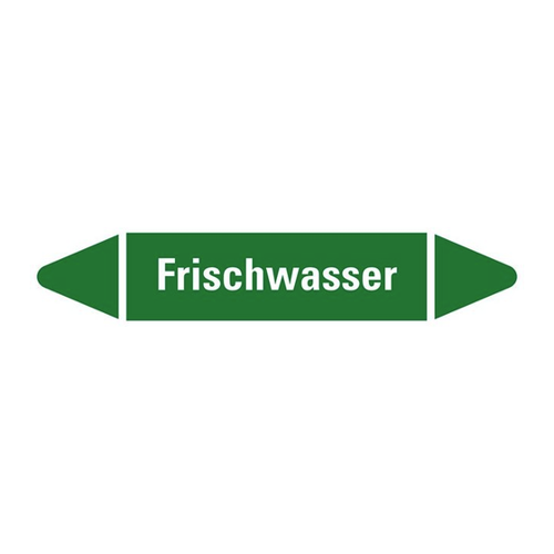 Bild von Dreifke Hinweisschild Rohrl.Etikett Frischwasser