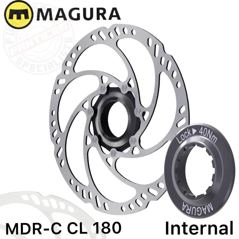 Bild von Magura Bremsscheibe MDR-C CL Center Lock mit Lockring für Schnellspannachse Ø 180mm "Internal"