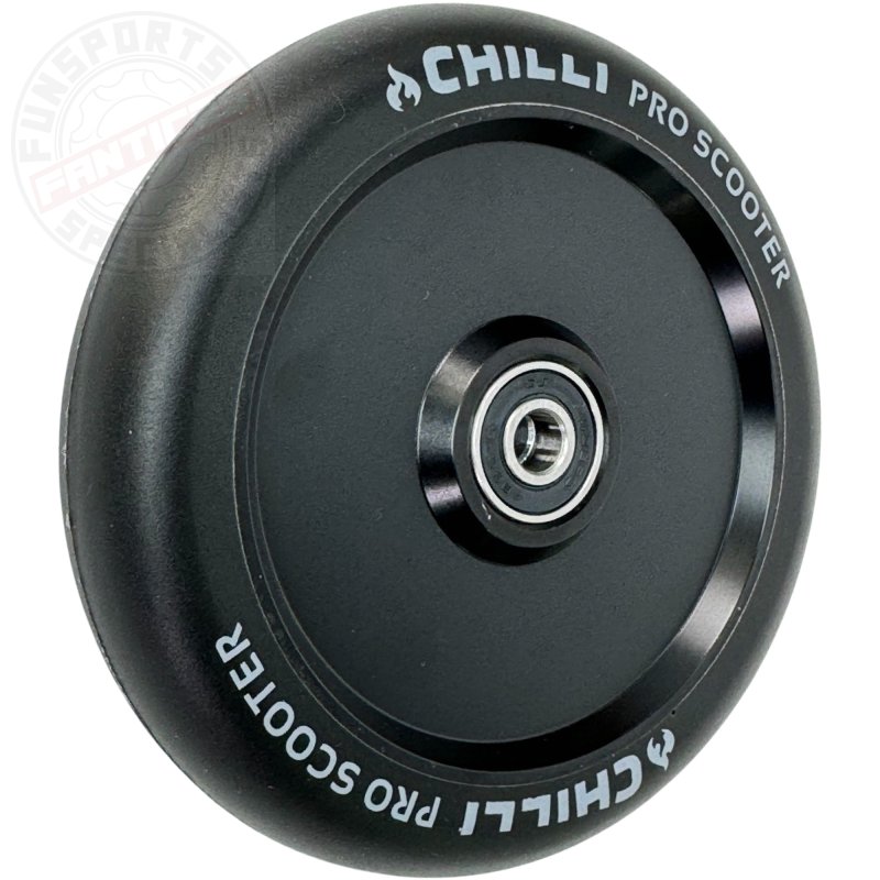 Bild von Chilli Stuntscooter Chilli Pro Rolle FAT 120 x 27mm Rollstuhl Bobbycar Racing Schwarz