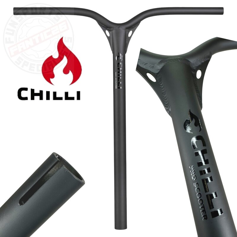 Bild von Chilli Pro Scooter Stuntscooter Chilli Pro Stunt-Scooter ALU Lenker Arche Cole H= 61cm IHC Schwarz