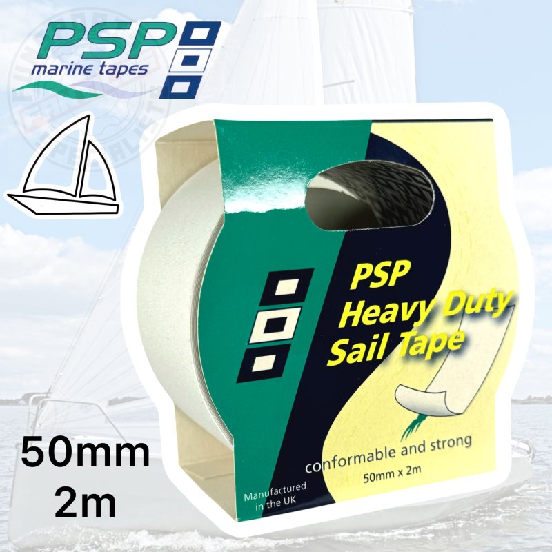 Bild von PSP Segelboot Marine Heavy Duty Sail Tape Segel Reparatur Klebeband 50mm x 2m