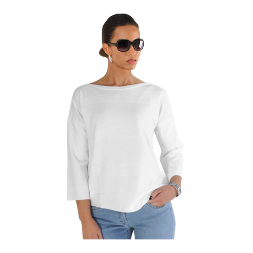 Bild von Pullover 'Melissa' in Weiß – Stilvoll und Bequem