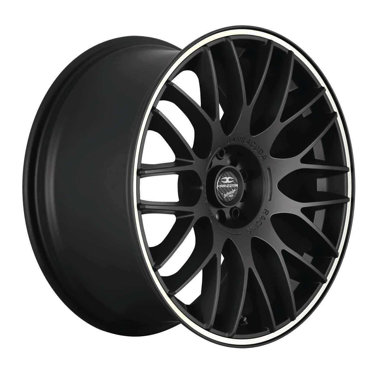 Bild von BARRACUDA KARIZZMA mattblack puresports color trim weiss 8.0Jx18 5x100+112 ET32