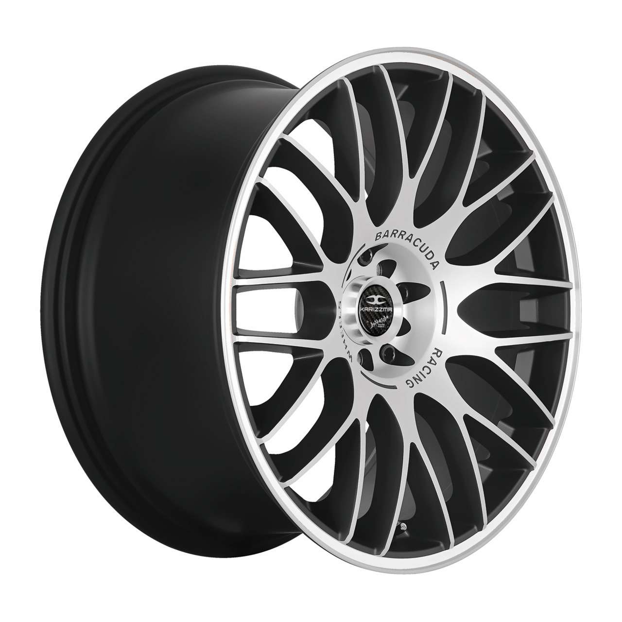 Bild von BARRACUDA KARIZZMA mattblack-polished color trim weiss 8.0Jx18 5x110+120 ET38