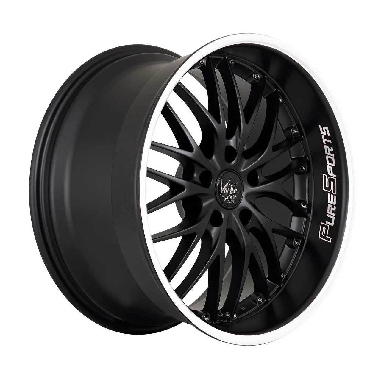 Bild von BARRACUDA VOLTEC T6 mattblack puresports color trim weiss 8.0Jx18 5x120 ET38