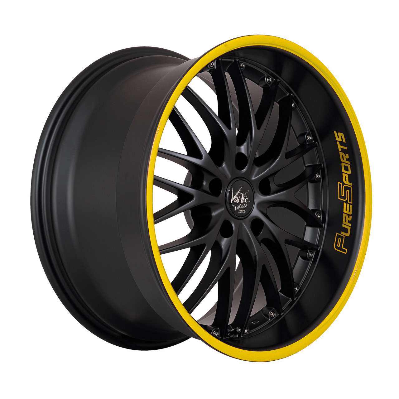Bild von BARRACUDA VOLTEC T6 mattblack puresports color trim gelb 8.0Jx19 5x120 ET38