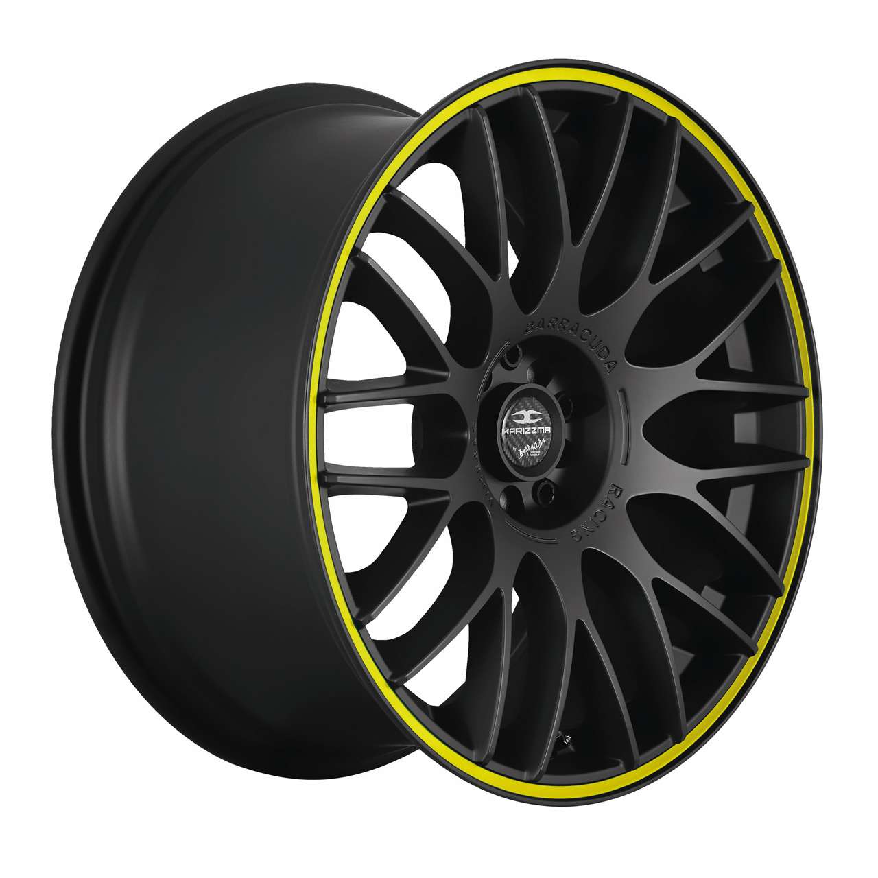 Bild von BARRACUDA KARIZZMA mattblack puresports color trim gelb 8.5Jx19 5x112 ET35
