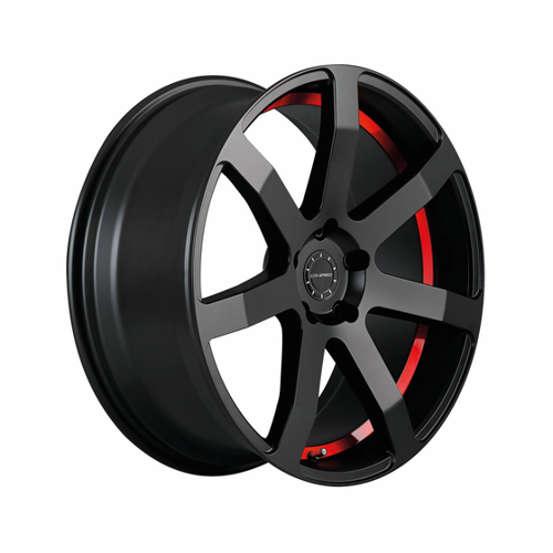 Bild von CORSPEED CHALLENGE Mattblack Puresports / Undercut Color Trim rot 8.5Jx20 5x112 ET40