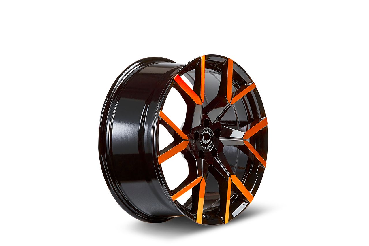 Bild von BARRACUDA TZUNAMEE EVO black gloss flashorange 8.5Jx19 5x114.3 ET40