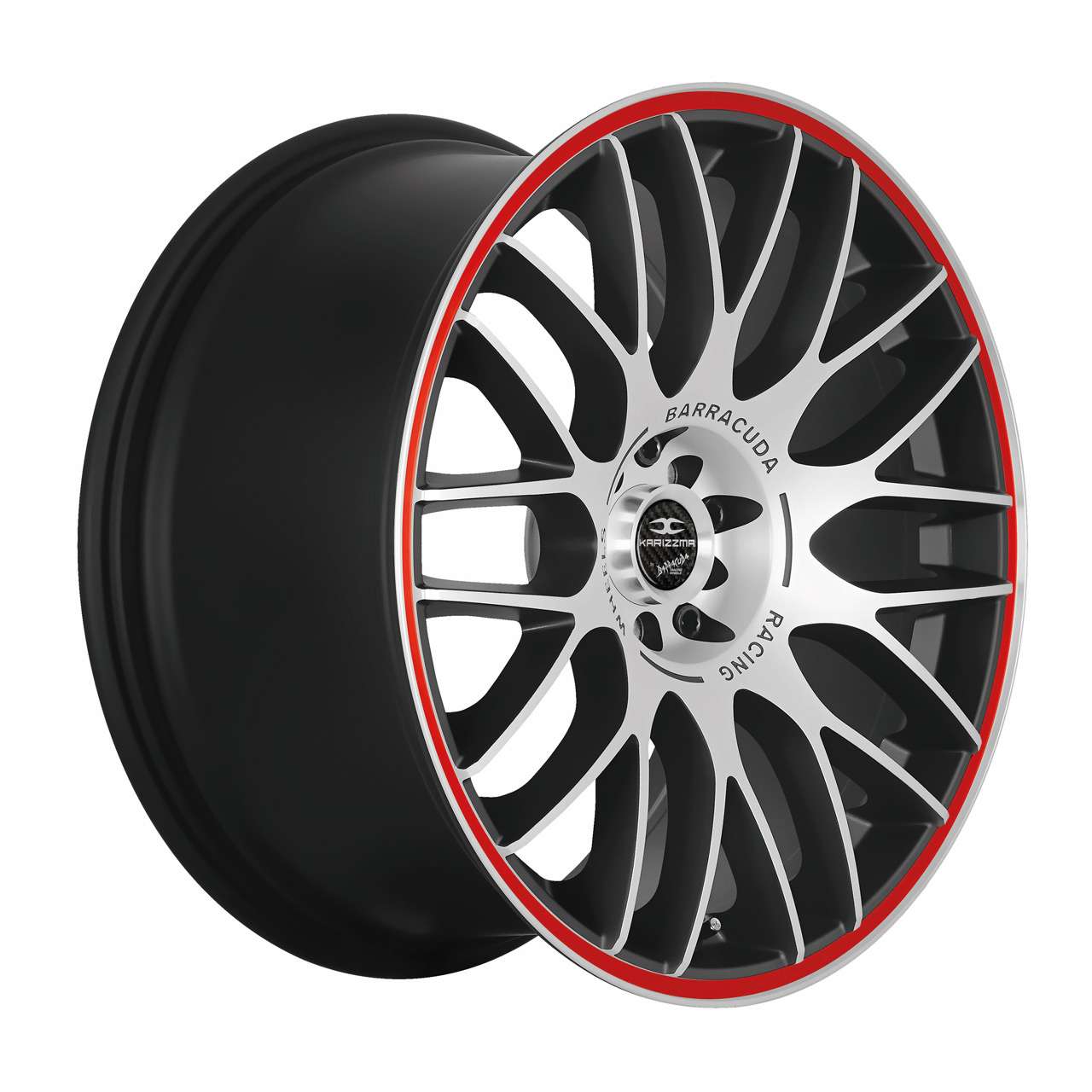 Bild von BARRACUDA KARIZZMA mattblack puresports color trim rot 10.5Jx20 5x112 ET25
