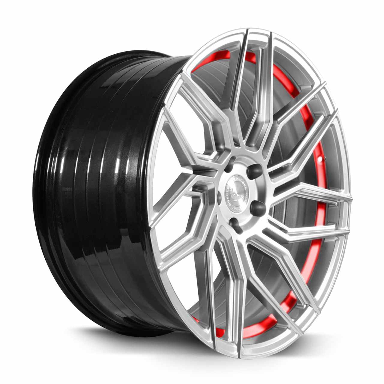 Bild von BARRACUDA DRAGOON Silver undercut Trimline red 10.0Jx20 5x112 ET40