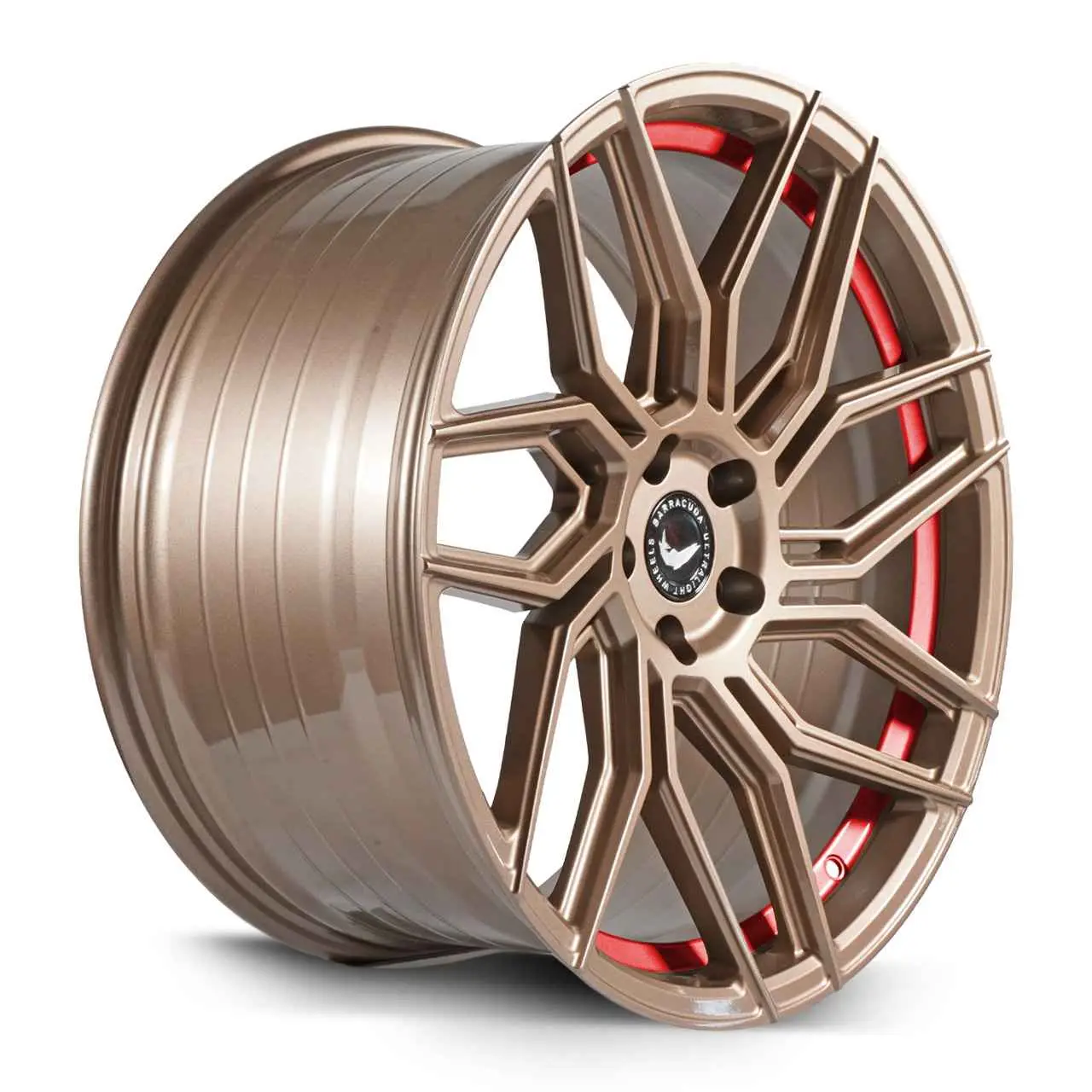 Bild von BARRACUDA DRAGOON Higloss-Bronze undercut Trimline red 10.0Jx20 5x112 ET40