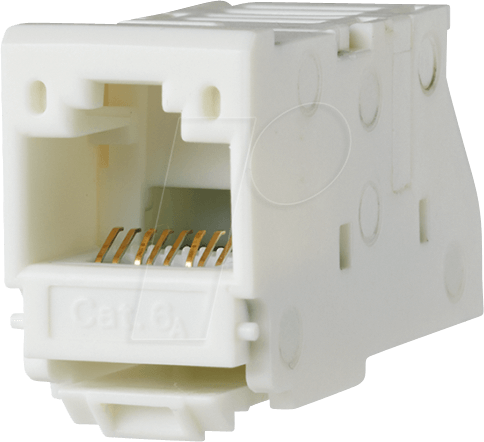 Bild von 12x Metz Connect UAE modul 8(8) Cat.6A weiss 130A11-I, Netzwerk Zubehör