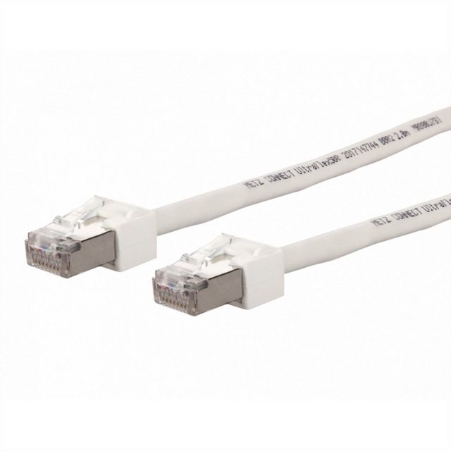Bild von Metz Connect Patchkabel Kat.6 (Class E) S/FTP, Ultraflex500 VoIP LAN-Kabel, RJ-45 Männlich (Stecker), RJ-45 Männlich (Stecker) (1500.0 cm), AWG 26, LSOH