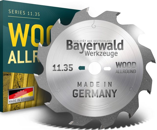 Bild von QUALITÄT AUS DEUTSCHLAND Bayerwald Werkzeuge Kreissägeblatt HM Kreissägeblatt - 230 x 2.5/1.8 x 30 Z12 WZ, 30 mm (Bohrung) WZ (Zahnform) positiv (Zahnstellung)