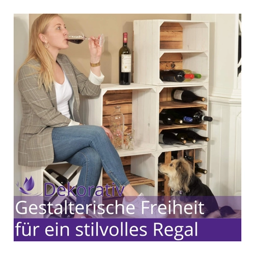 Bild von CHICCIE 2 Set Weinregal Wino - Eleganz für Ihre Flaschen