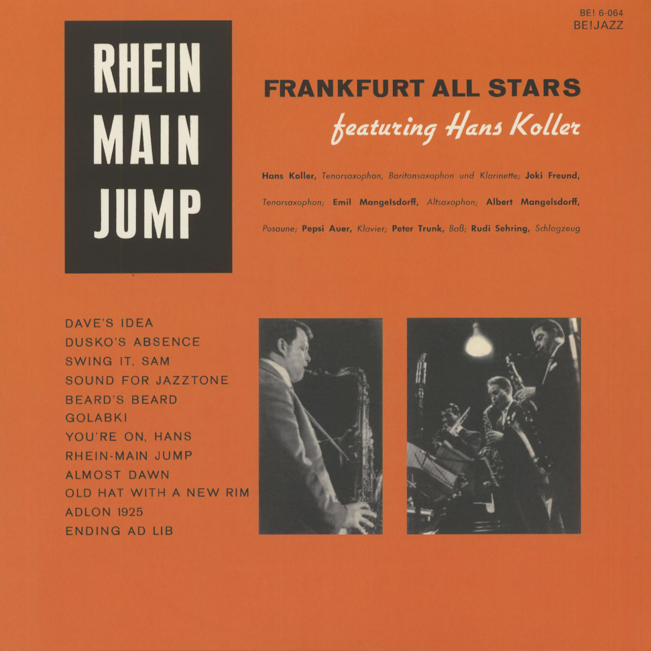 Bild von Albert Mangelsdorff & Frankfurt All Stars - Rhein Main Jump - Feat. Hans Koller